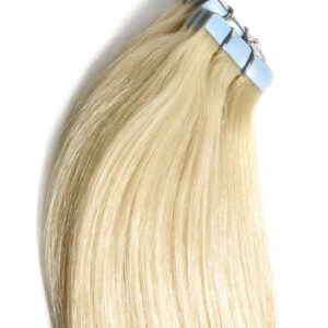Alternative view of Tape in Hair Extensions - #60 Lightest Blonde - 20inch