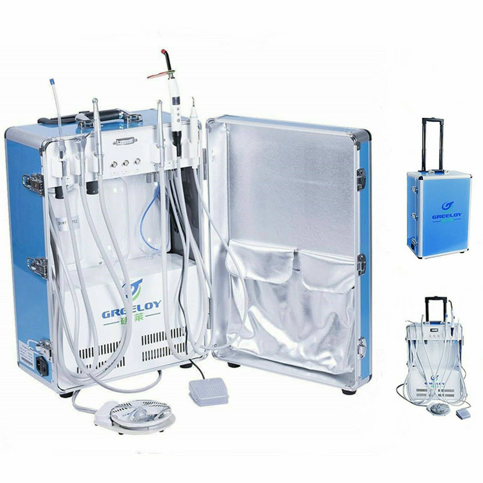 Greeloy GU-P206 Dental Unit Air Compressor With Curing light&Scaler 4H - Image 2