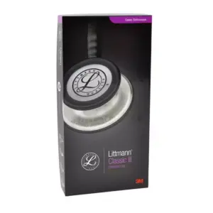 Alternative view of 3M Littmann Classic III Matte Black Edition Stethoscope