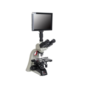 Alternative view of 40X-1600X Trinocular Laboratory Biological Microscope with Camera TV Tube pH100-3A41L-Ep