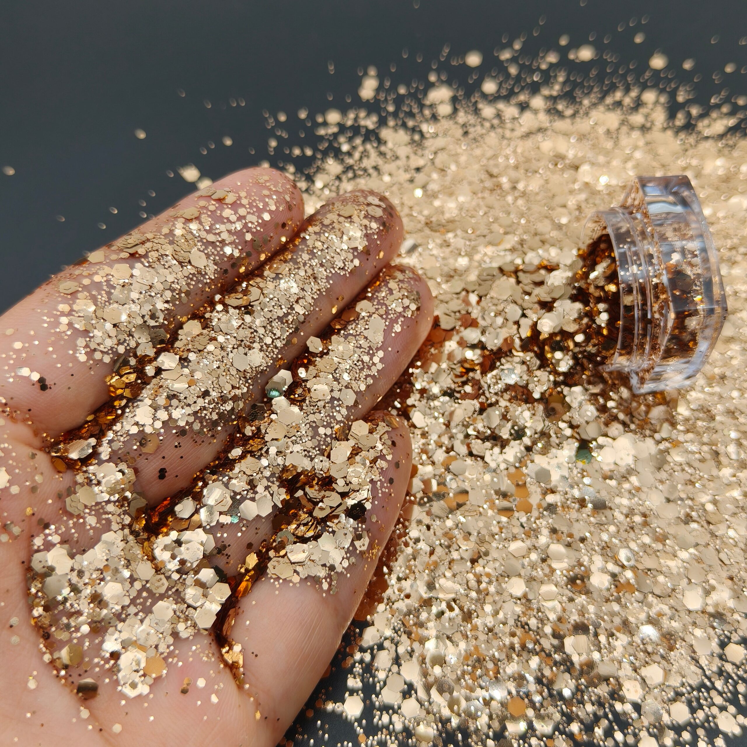 Glitter jar | Golden Glam