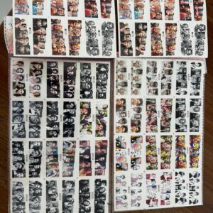 4 sheets Marilyn Monroe / Audrey nail water decals (DEMO)