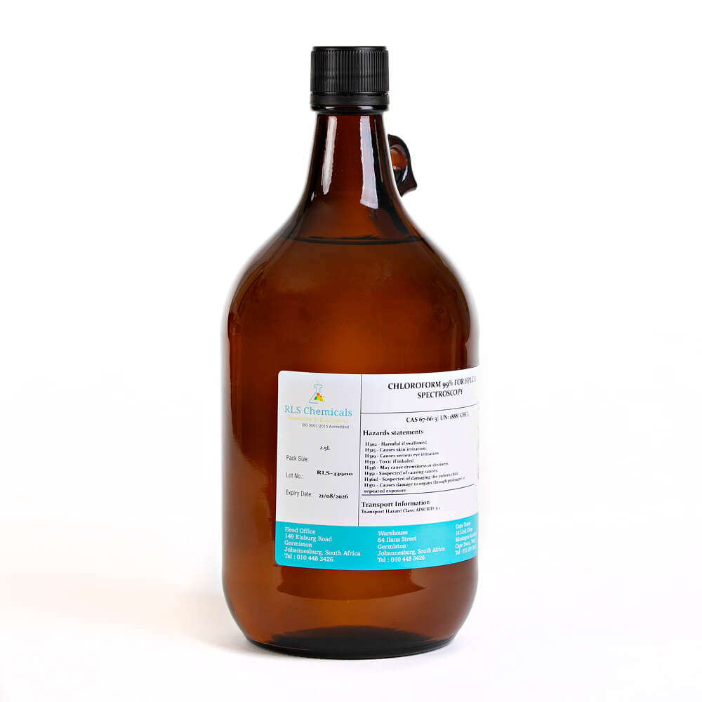 Chloroform 99% for HPLC & Spectroscopy 2.5L - Image 2