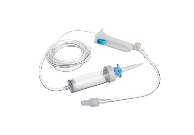 Admin Infusion Set with 1 Y site without Needle 60 drops 180cm (pack of 100s)