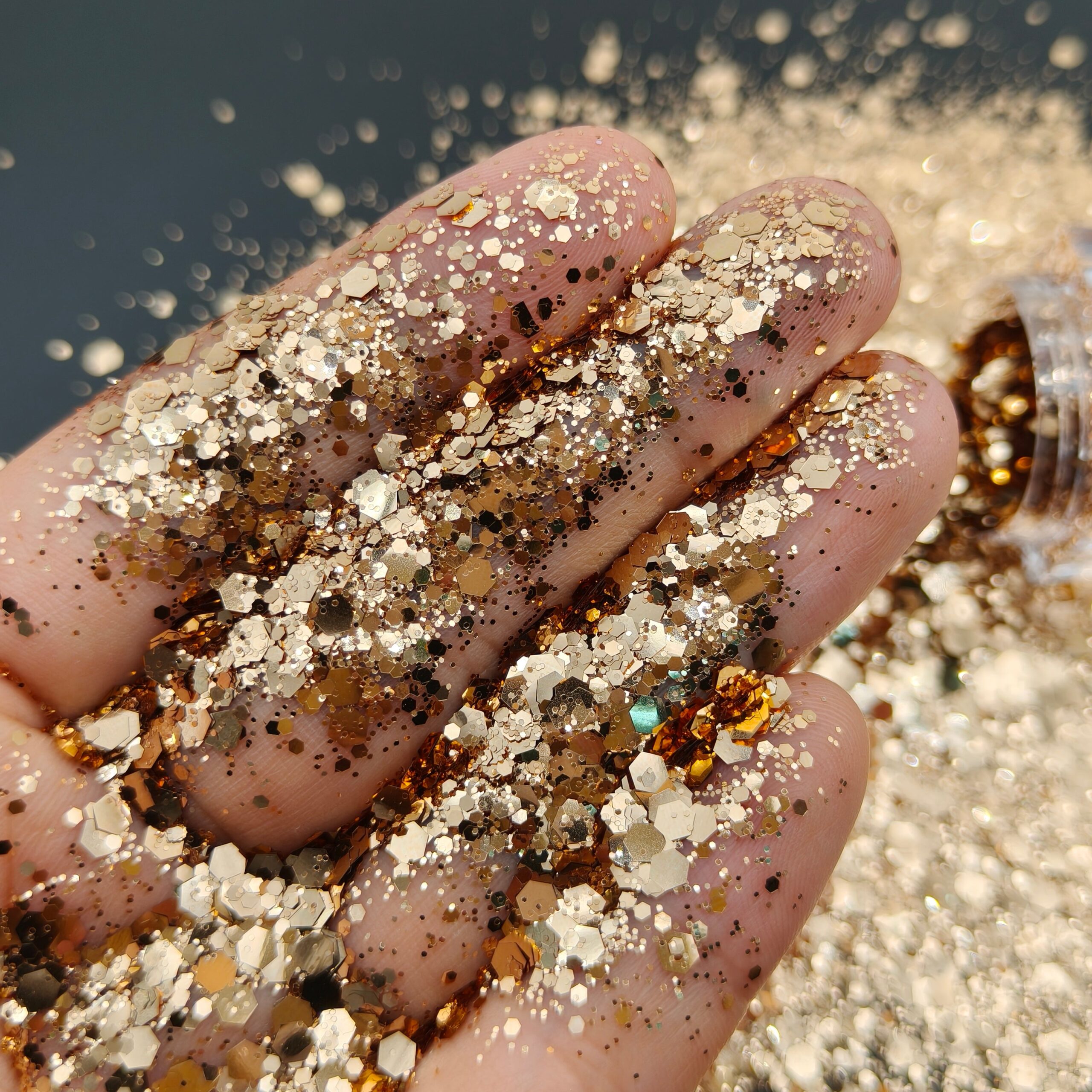 Alternative view of Glitter jar | Golden Glam