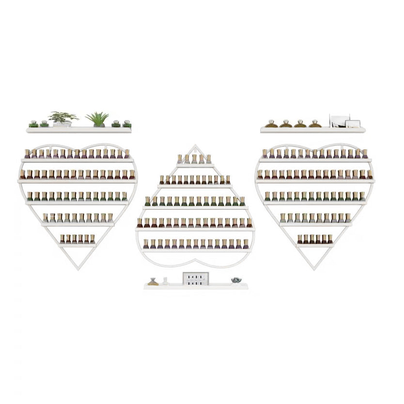 Love Nail Polish Display Set - 3pc - White