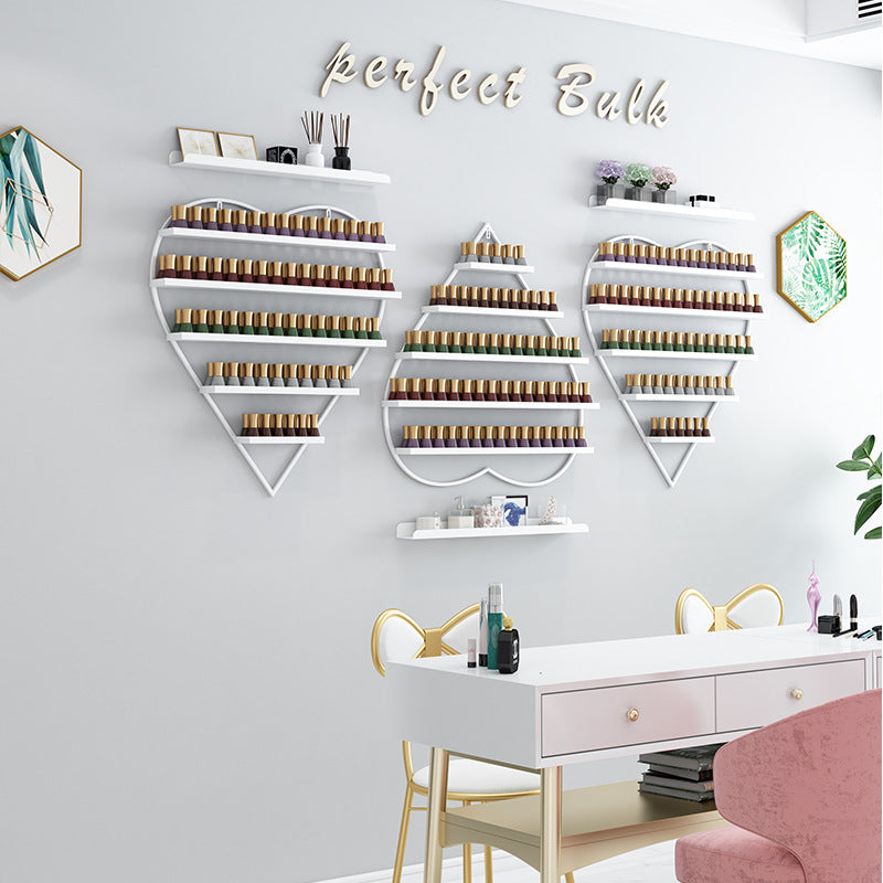 Alternative view of Love Nail Polish Display Set - 3pc - White