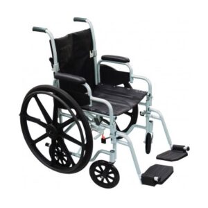 Lightweight Aluminium & Nylon Wheelchair with Quick Release Wheels