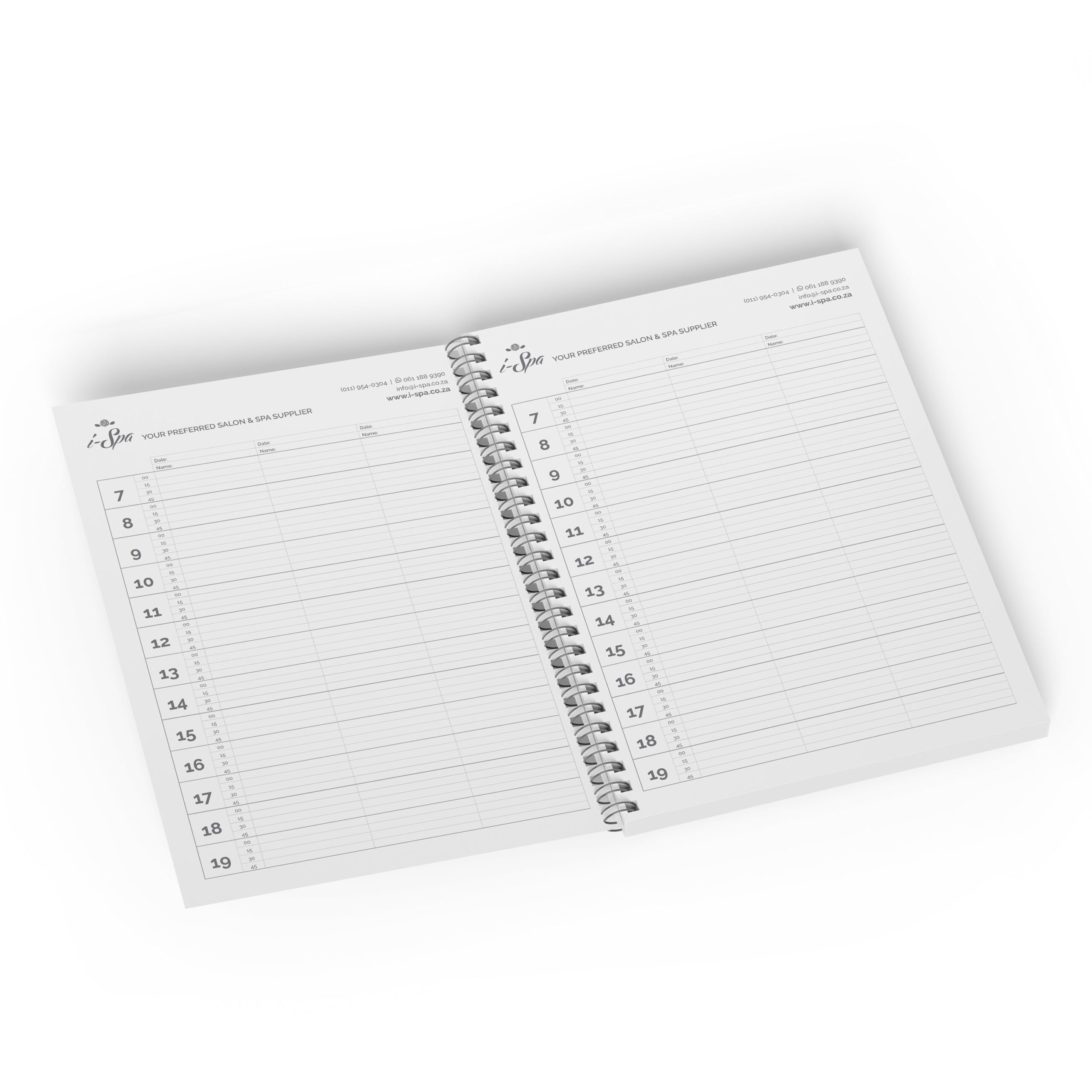 i-Spa A4 Appointment Book - Image 2