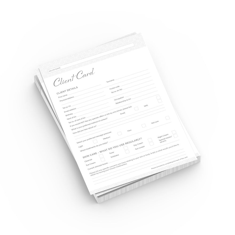 Client cards - 20 pack