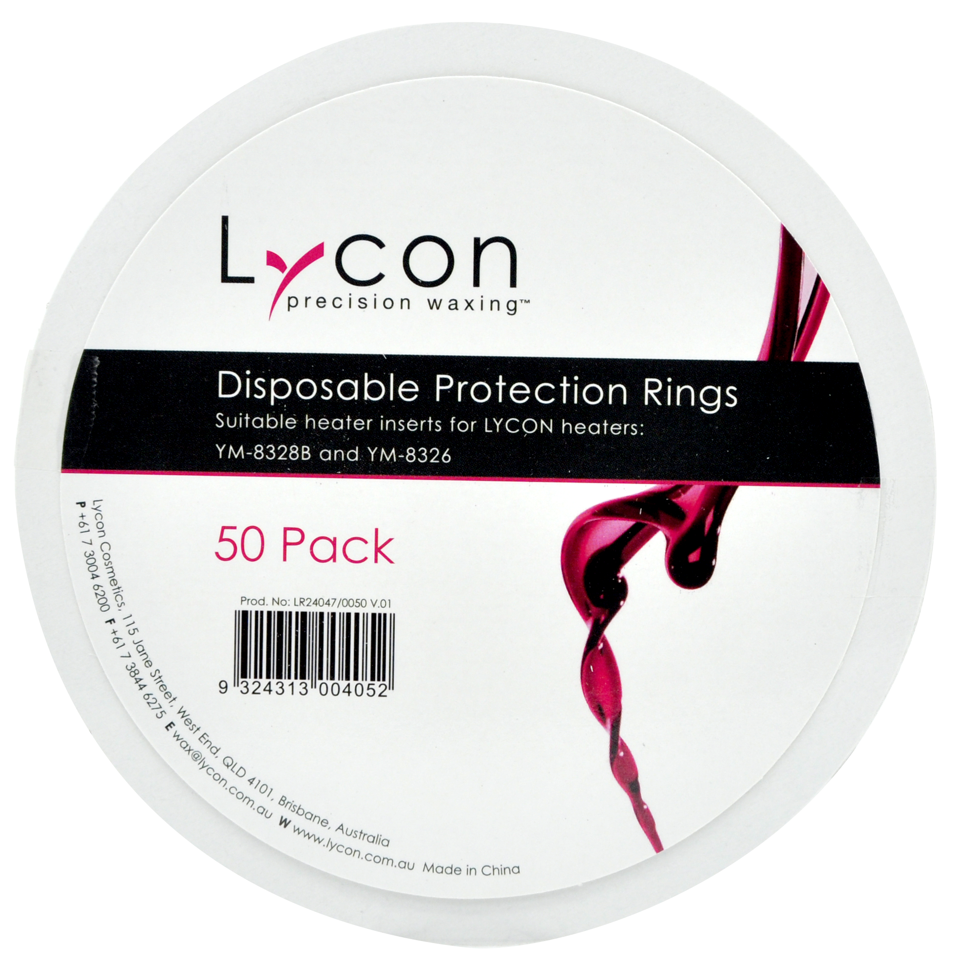 Alternative view of Lycon Disposable Protection Collar rings - 50pack