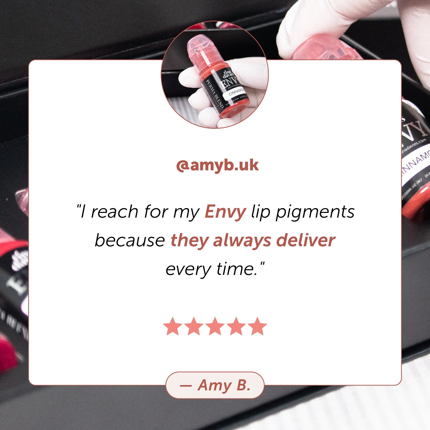 Alternative view of Tina Davies Envy Lip Pigment Collection