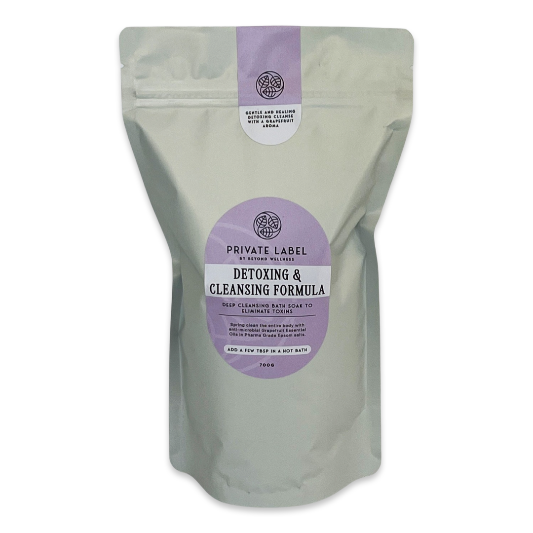 Private Label - Detoxing & Cleansing Formula Soak 700g Pouch
