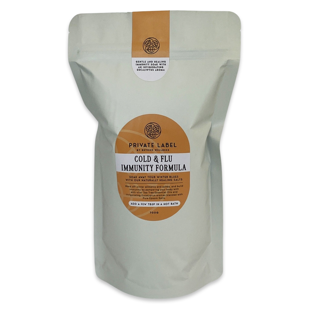 Private Label - Cold & Flu Immunity Formula Soak 700g Pouch