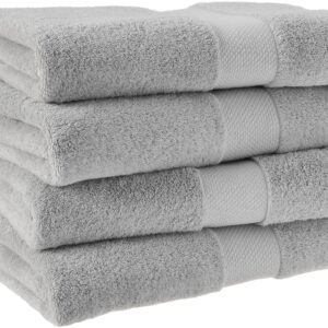 Light Grey Luxurious Cotton Spa Towels