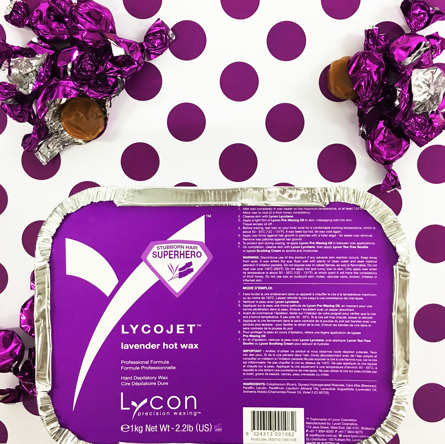 Alternative view of LYCOJET Lavender Hot Wax 1kg