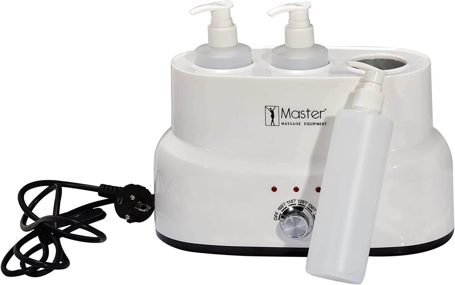 Master White Massage Oil / Lotion Warmer - Triple - Image 2