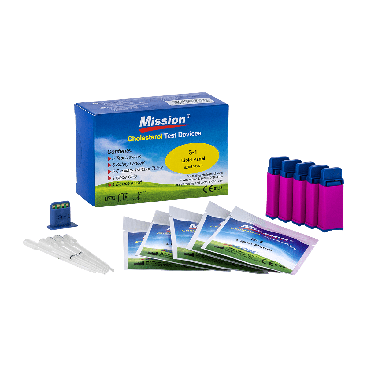 Mission Optical 3-1 lipid Panel Strips 5’s