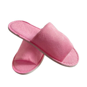 Alternative view of Disposable Pink Open Toe Slippers