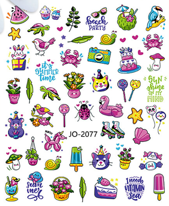 Nail Art Sticker - #2077
