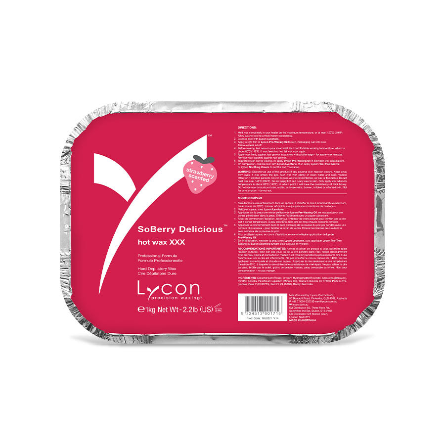 SoBerry Delicious Hot Wax 1kg