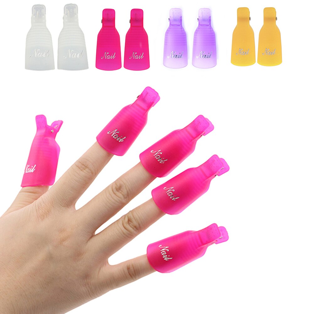 Alternative view of Soak-off hand and toe clips