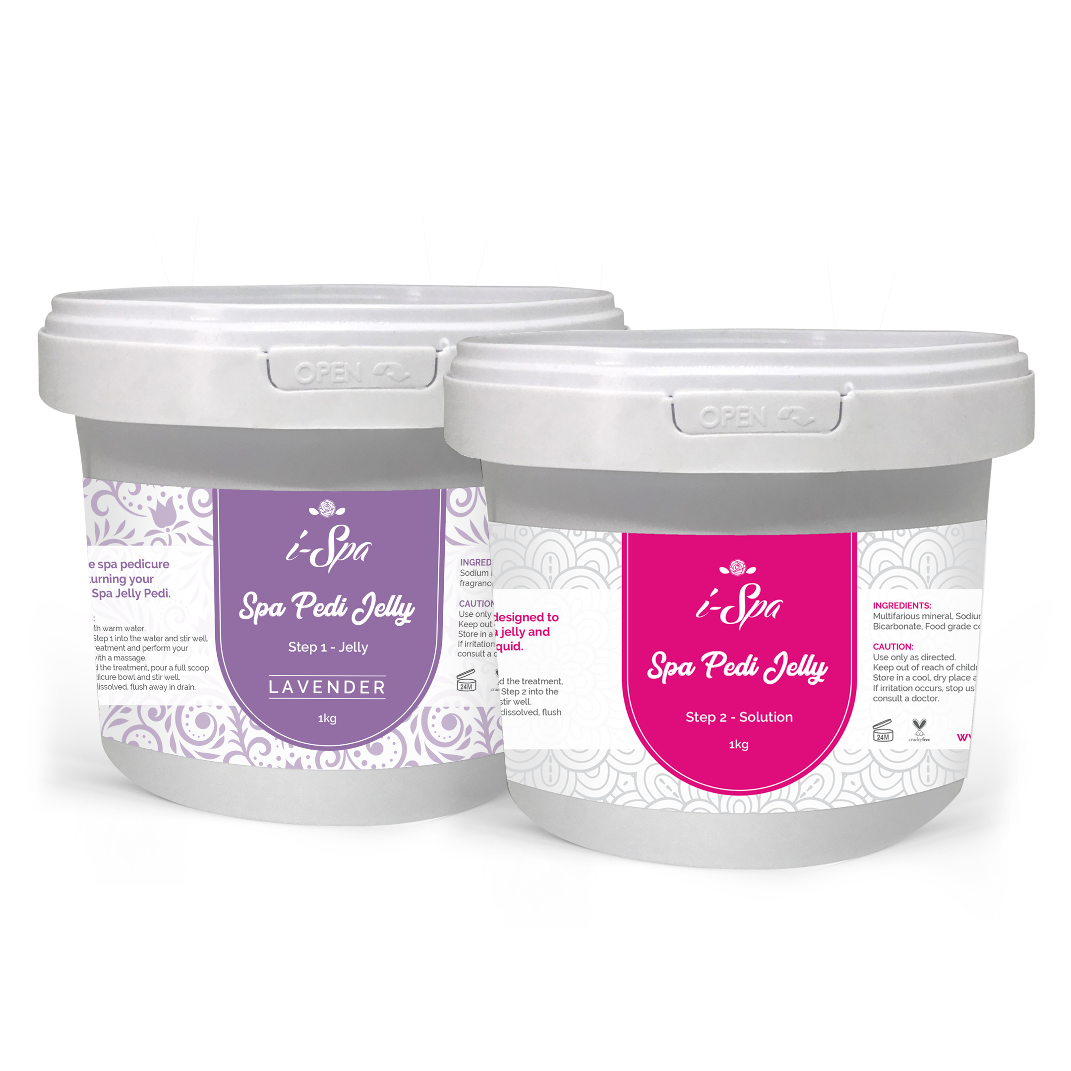i-Spa Pedi Jelly Set - Lavender