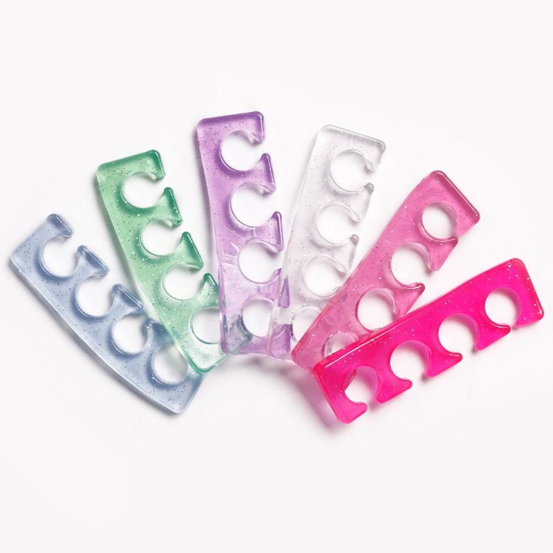 Alternative view of Silicone Toe Separators - pair
