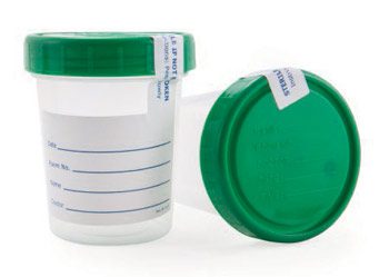Alternative view of Urine bottles / 100’s