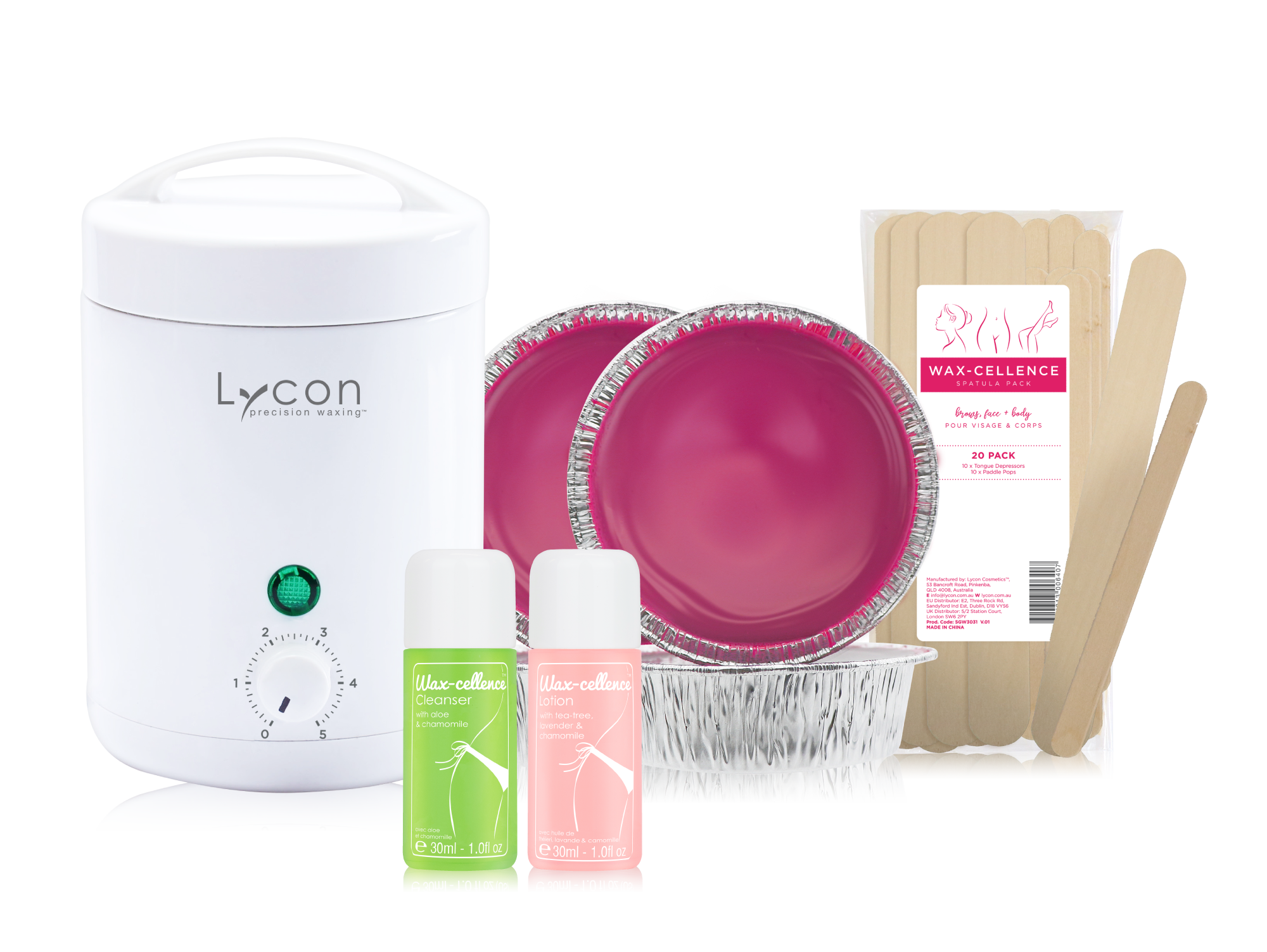 Wax-cellence Deluxe home wax kit