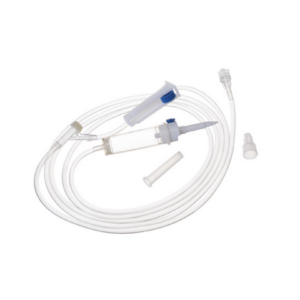 Admin Infusion Set with 1- Y site without needle 60 drops