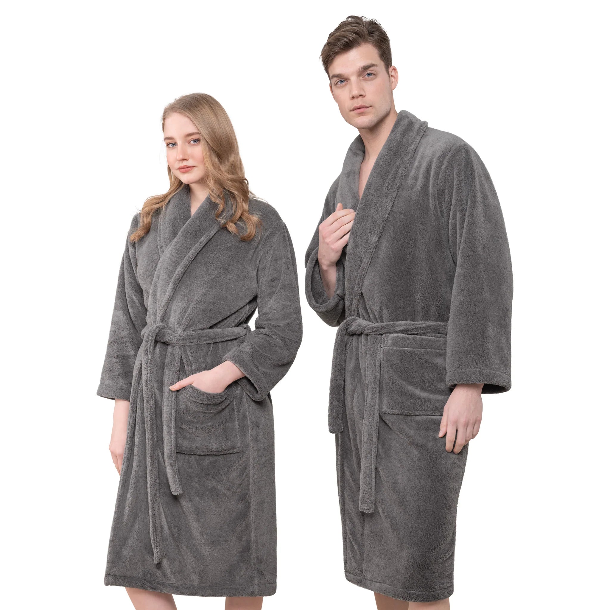 Luxury Spa Gown | Charcoal
