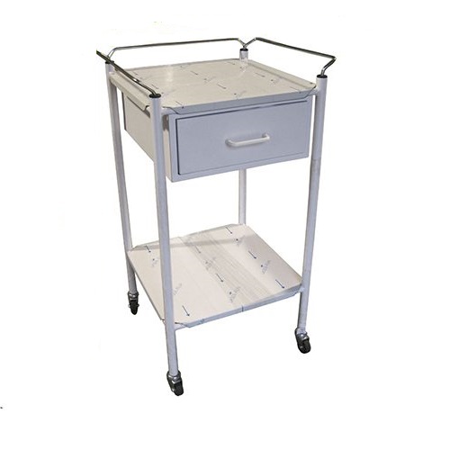 Anaesthetic Trolley – 1 Drawer | Epoxy Coated