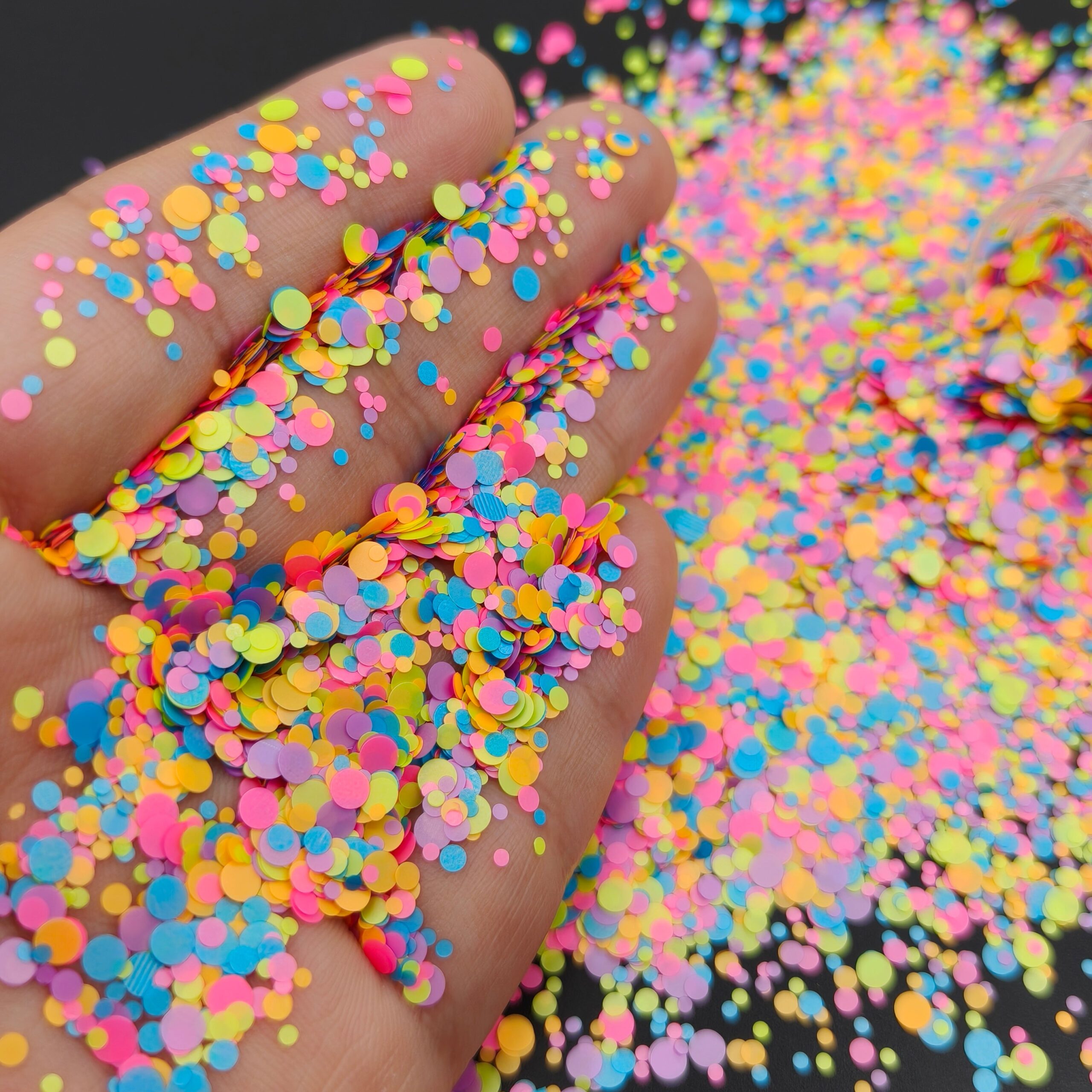 Glitter jar | Disco Neon Nights
