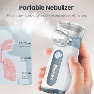 Alternative view of Bionex Portable Nebuliser