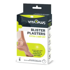 Blister Plasters Extra Comfort (5’s)- 44x69mm