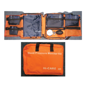 Alternative view of Blood Pressure Meter Aneroid Palm 5 Cuff Set