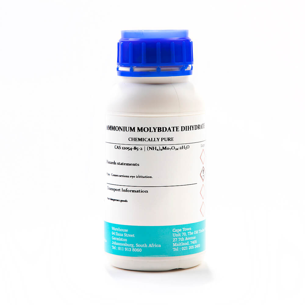 Ammonium Molybdate Dihydrate CP – 500g