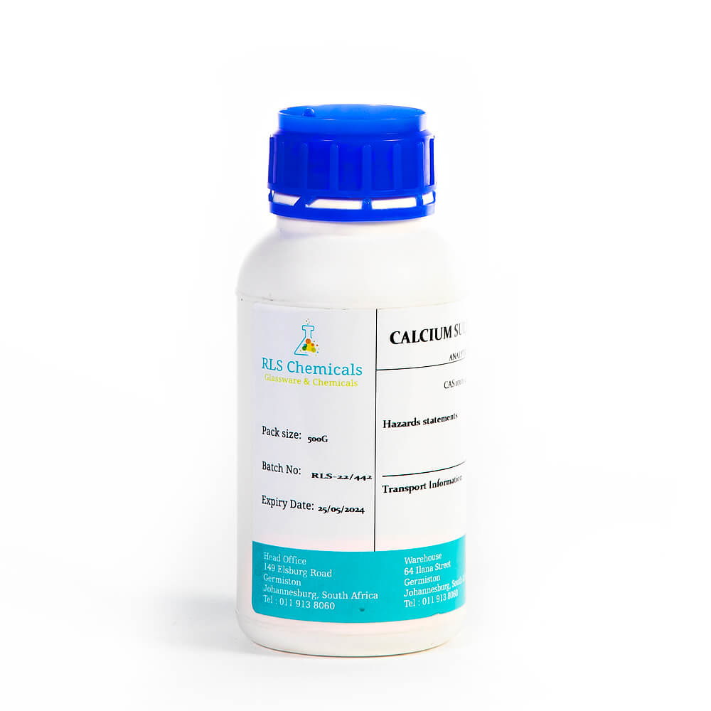 Calcium Sulphate Dihydrate AR – 500g - Image 2