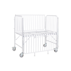 Child Cot Bed Mobile with drop down cotsides
