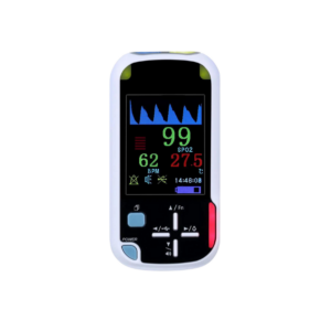 Alternative view of Compact pulse oximeter JERRY-II+ Spo2 PR Temp bluetooth + battery 15 hour