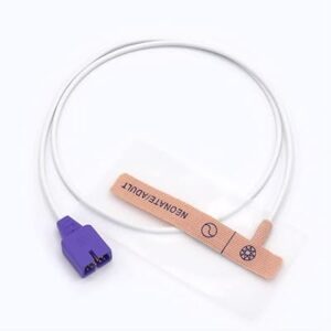 Compatible Nellcor Disposable Neonatal Adult Spo2 Sensor Probe Oximax for Nellcor 9 Pins MAX-N Probe 3.2 ft