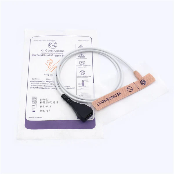 Compatible Nonin Disposable Spo2 Sensor 9000N Finger Probe Neonate/Adult 7 Pin Connector 12 Pack - Image 2