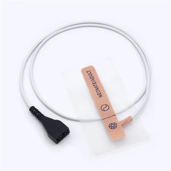 Compatible Nonin Disposable Spo2 Sensor 9000N Finger Probe Neonate/Adult 7 Pin Connector 12 Pack