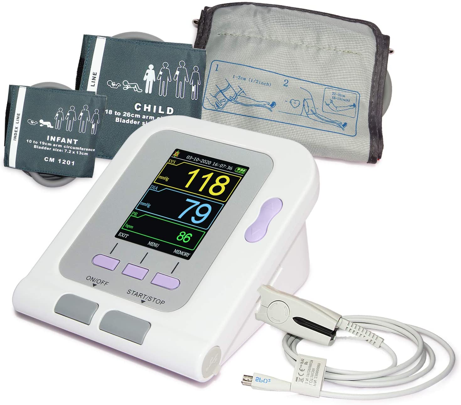 CONTEC Clinical BP Meter O8A for adult child and infant - Image 4