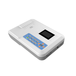 Alternative view of Contec ECG 300G – 3 Channel & Interpretation