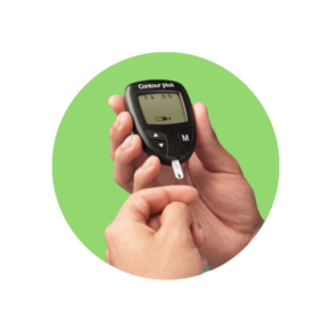 Alternative view of Contour Plus Blood Glucose Monitoring System