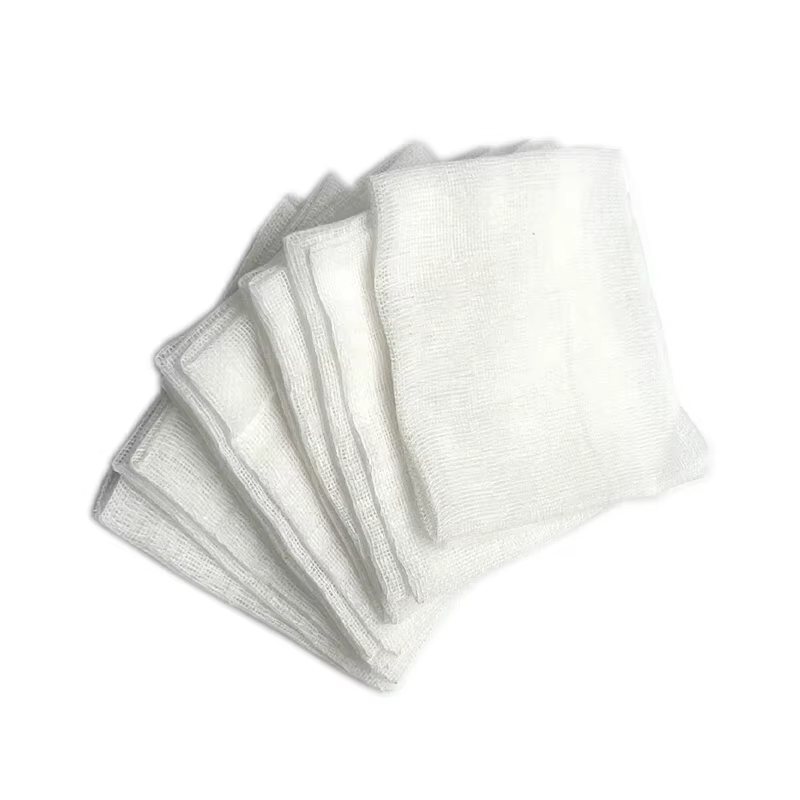 Cotton 12-ply gauze swab 100mm x 100mm