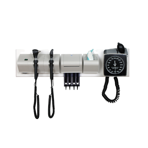 Diagnostic Set DW1060 – Wall Mounted opthalmoscope, ottoscope. Bp meter , ear specula