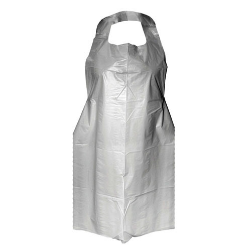 Disposable Plastic Apron – White/ 100’s